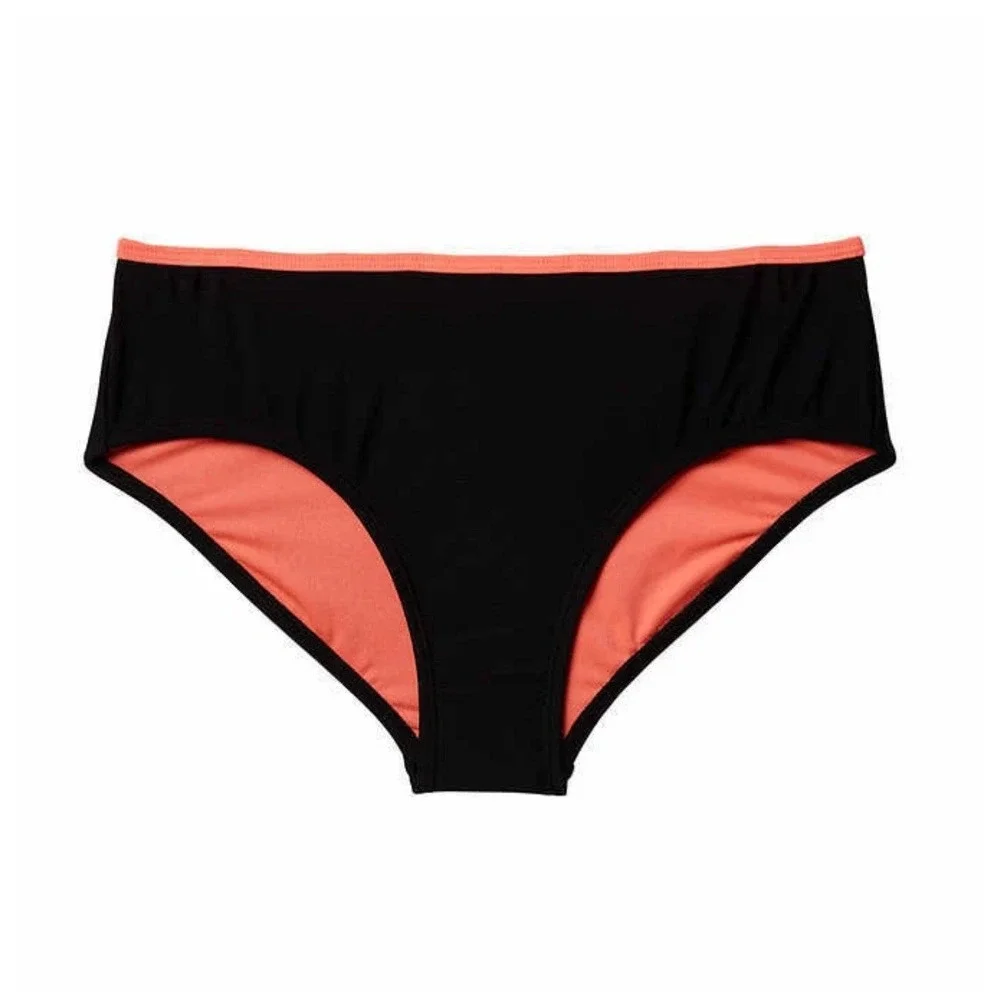 NEW Gerry Girls 3-pc Swimsuit Set‎ Neon Orange Pink 12 Tankini Bikini Shorts
